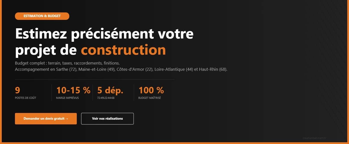 Réalisation Création Bâtiment
