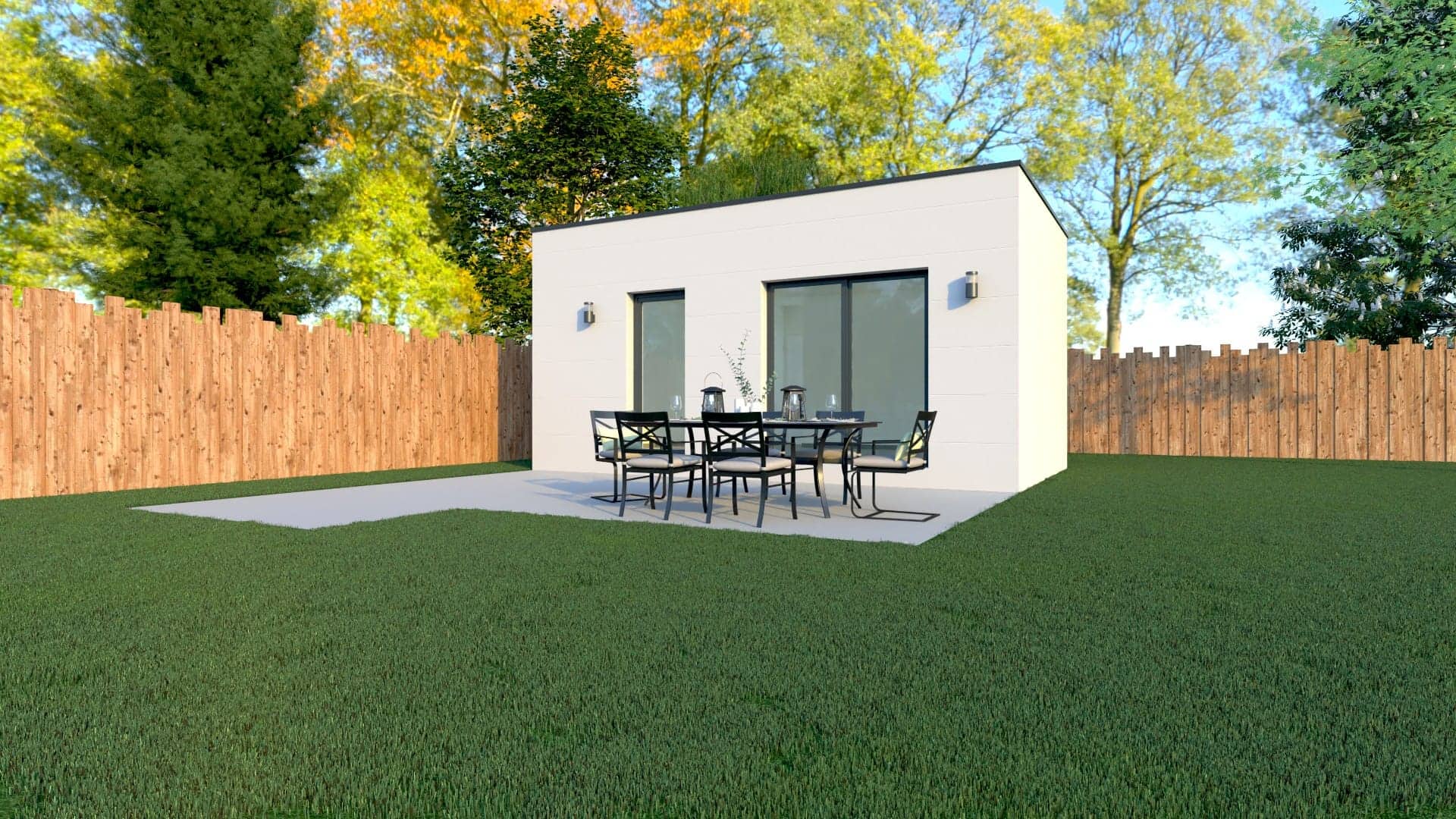 Maison contemporaine à ossature bois