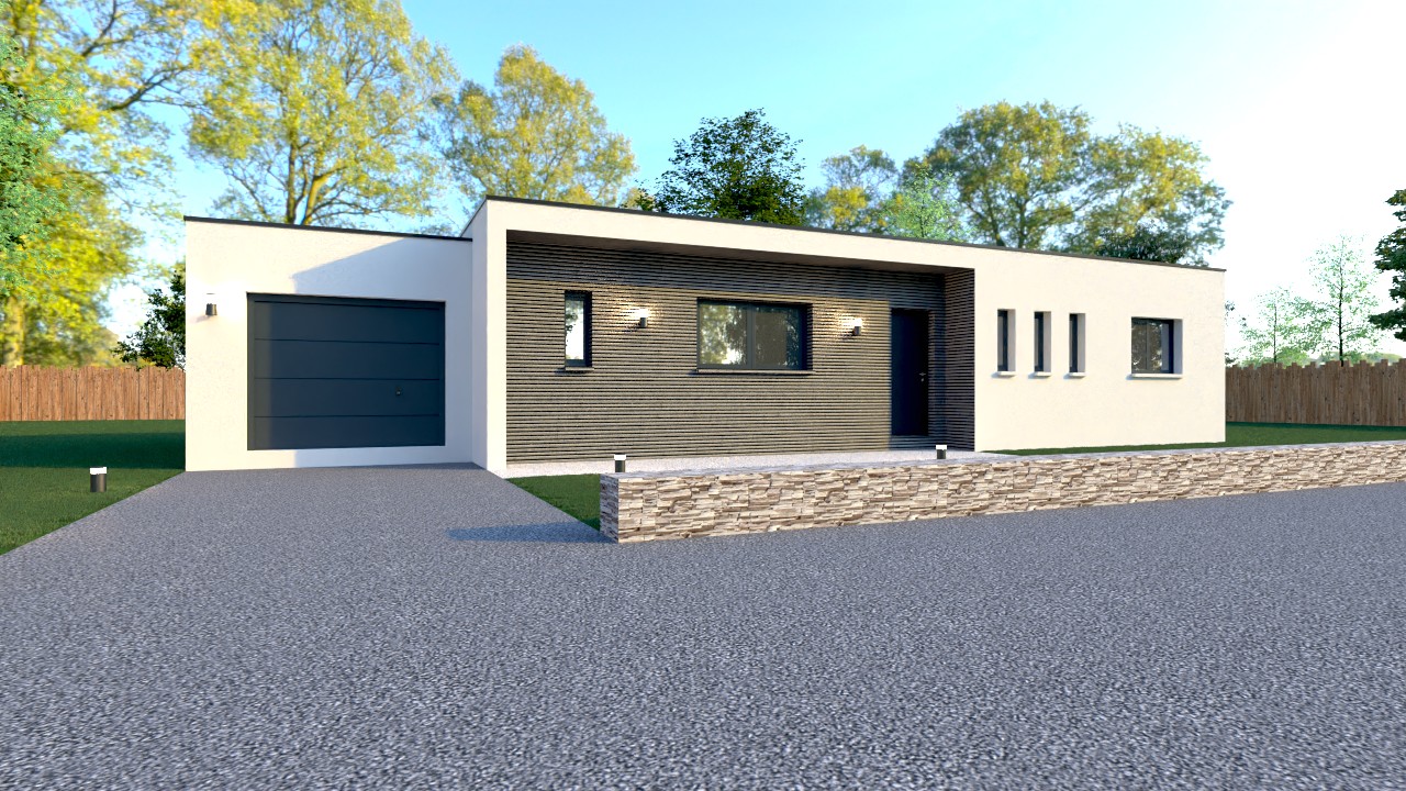 Maison modulaire ossature métallique LSF Création Bâtiment