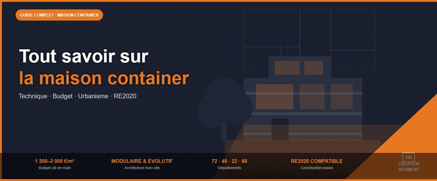 Maison container guide complet – architecture modulaire hors-site