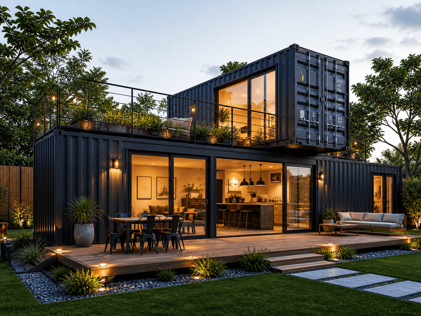 Construire en Conteneur Maritime : maison container LSF