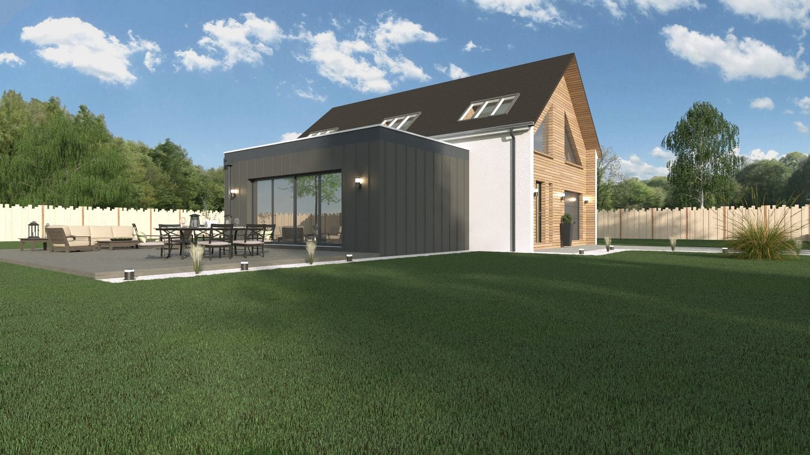 Maison neuve avec combles aménagés, espace de vie moderne et design – éligible au PTZ 2026