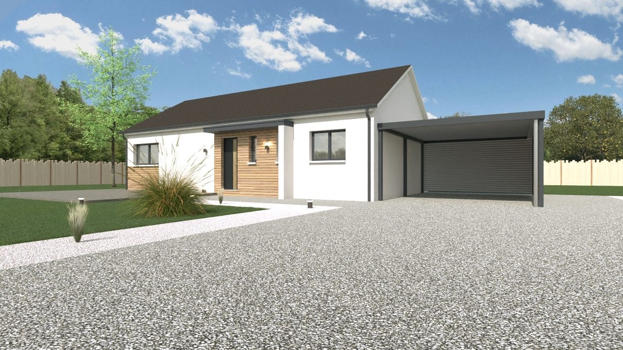 Maison de plain-pied traditionnelle et moderne, projet idéal pour un PTZ 2026